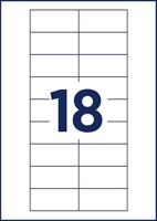 Avery-Zweckform POL30MA02-20DR Naamplaatje (b x h) 70 mm x 30 mm 20 stuk(s) - thumbnail