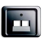 Busch-Jaeger Afdekking UAE-, IAE-, ISDN-contactdoos Platina 2CKA001753A8485 - thumbnail