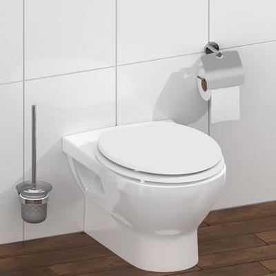 Schutte MDF WC-bril SPIRIT WHITE met soft-close | wit mat
 80101 Schutte MDF WC-bril SPIRIT WHITE met soft-close | wit mat
 80101
