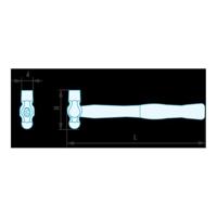 Facom bolhamer 450g vonkvrij - 202H.1SR - thumbnail