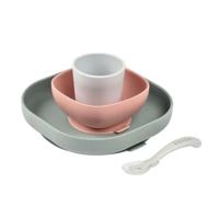 Serviesset 4 items silicone BEABA eucalyptus - thumbnail