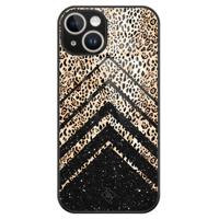 iPhone 13 hardcase - Chevron luipaard - thumbnail