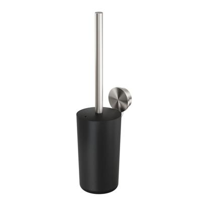 Toiletborstel met houder Geesa Opal RVS geborsteld