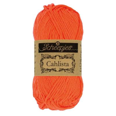 Scheepjes Cahlista 50g - 189 Royal Orange - Haakgaren / Breigaren