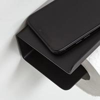 Tiger Toiletrolhouder Colar Met Planchet Zwart - thumbnail