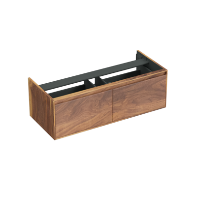 Onderkast Forzalaqua Reno 2.0 120x51x40 Cm 2 Lades Softclose Noten Pure Walnut Onderkast Forzalaqua Reno 2.0 120x51x40 Cm 2 Lades Softclose Noten Pure Walnut