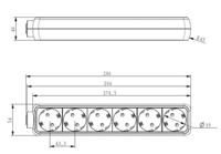Bachmann 381.241S Stekkerdoos Wit Randaarde stekker 1 stuk(s) - thumbnail