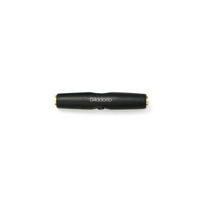 Planet Waves PW-P047T Coupler Adapter Dubbele Jack Koppeling 6,3 mm Zwart