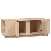 Salontafel 110x50x40 cm massief grenenhout - thumbnail