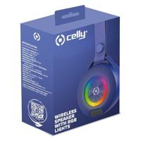 Draagbaar luidsprekersysteem Celly LIGHTBEATBL Blauw 5 W Bluetooth luidspreker - thumbnail