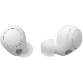 Sony WFC700NW.CE7 WF-C700N Draadloze Noise Cancelling oordopjes Hele dag comfortabel en stevig in de oren Tot 15 uur batterijduur met oplaadcase Wit 3 maten