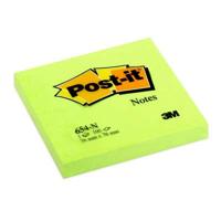 Post-it Notes, 100 vel, ft 76 x 76 mm, neongreon - thumbnail