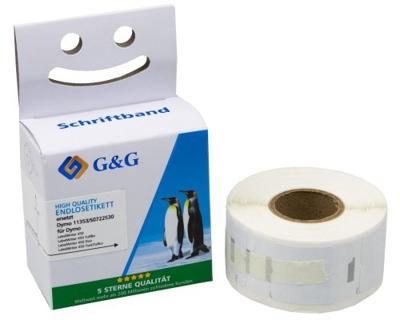 G&G BM-D-G-11353 Etiketten 12 x 24 mm Thermisch papier Wit 1000 stuk(s) Permanent hechtend Adresetiketten G&G BM-D-G-11353 Etiketten 12 x 24 mm Thermisch papier Wit 1000 stuk(s) Permanent hechtend Adresetiketten