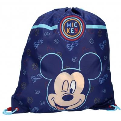 Disney Gym bag Mickey Mouse junior 1,6 liter polyester blauw Disney Gym bag Mickey Mouse junior 1,6 liter polyester blauw