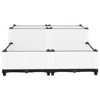 Plantenbak verhoogd 80x80x38 cm polypropyleen - thumbnail