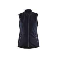Blåkläder Dames softshell bodywarmer 38512516 | Donker marineblauw/Zwart | Maat S - 7330509647622 - thumbnail
