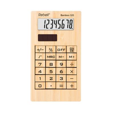 Rebell RE-BAMBOO320WB Calculator Bamboe Rebell RE-BAMBOO320WB Calculator Bamboe