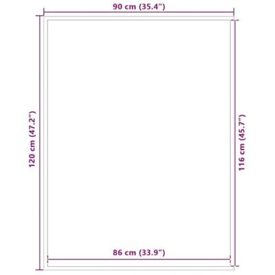 Deurmat 90x120 cm zwart Deurmat 90x120 cm zwart