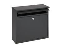 Brievenbus Toronto - mat zwart - thumbnail