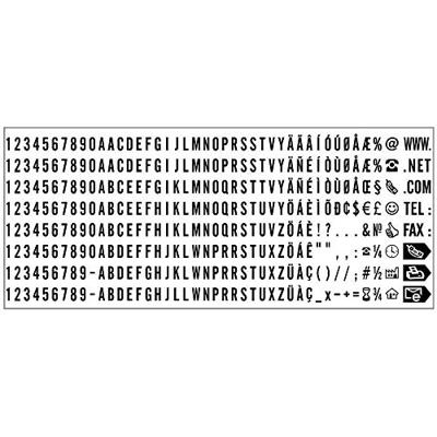 Trodat 43145 Tekststempel Zwart 47 x 18 mm (bxh)
