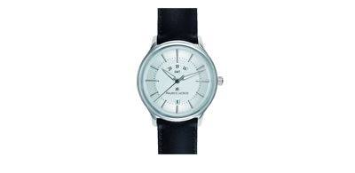 Horlogeband Maurice Lacroix LC1118-SS001-130-1 Leder Zwart 20mm