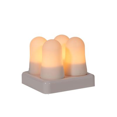 Vlamlicht oplaadbaar 6,8x5 cm wit s4 Anna's Collection - Annas collection Vlamlicht oplaadbaar 6,8x5 cm wit s4 Anna's Collection - Annas collection