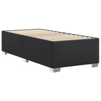 Bedframe kunstleer zwart 90x190 cm - thumbnail