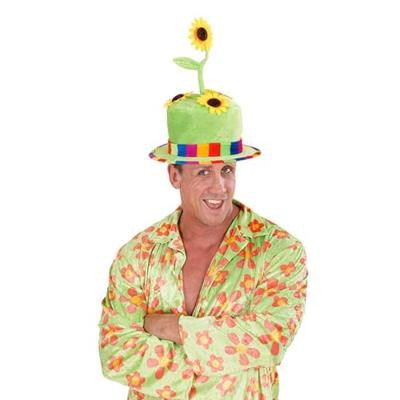 Fluwelen hoed zonnebloem