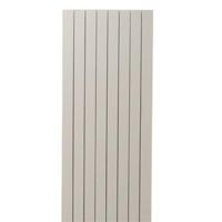 Vasco Zaros V100 designradiator aluminium verticaal 2200x600mm 2742W aansluiting 0066 wit structuur 1124606002200006606000000 - thumbnail