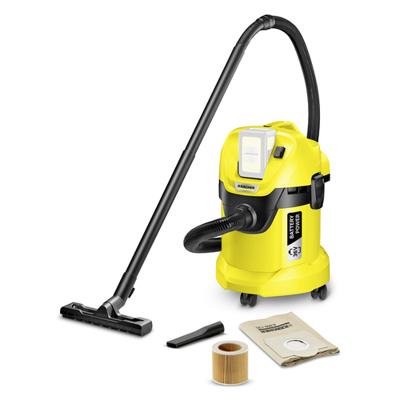 KARCHER WD 3 draadloze water- en stofzuiger - Blaasfunctie - Tank van 17 liter - 300 W - thumbnail