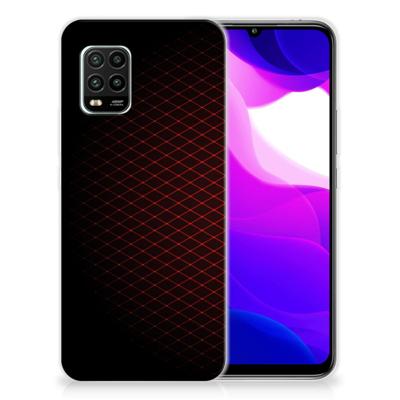 Xiaomi Mi 10 Lite TPU bumper Geruit Rood Xiaomi Mi 10 Lite TPU bumper Geruit Rood