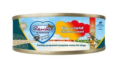 Renske vers bereid kip met rund natvoer hond (blikjes) 2 trays (48 x 95 g) Renske vers bereid kip met rund natvoer hond (blikjes) 2 trays (48 x 95 g)