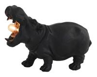 Hippo Tafellamp zwart - thumbnail