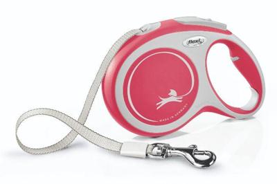 Flexi rollijn new comfort tape L rood 5 meter