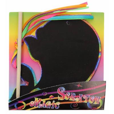 Toys Amsterdam knutselset Magic Scratch vis 10 cm papier 9 delig