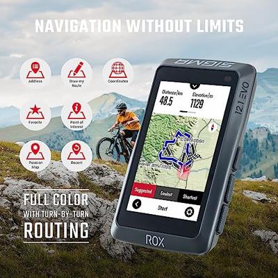 Sigma fietscomputer rox 12.1 evo gps night gray basic