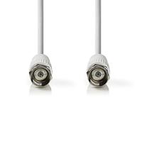 Nedis Satelliet- en Antennekabel | F-Male naar F-Male | 3 m | Wit | 1 stuks - CSGB41000WT30 CSGB41000WT30 - thumbnail