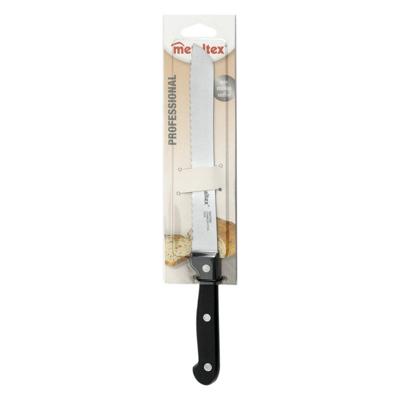 Metaltex professional broodmes 32.5 cm zwart/rvs