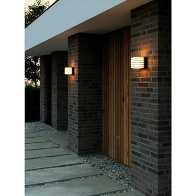 Buitenlamp zwart gevelverlichting E27 fitting 'Fluctus' 13 cm Buitenlamp zwart gevelverlichting E27 fitting 'Fluctus' 13 cm