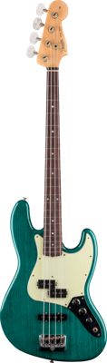 Fender Custom Shop LTD Jazz Bass Special Journeyman Relic, Teal Green Transparent RW