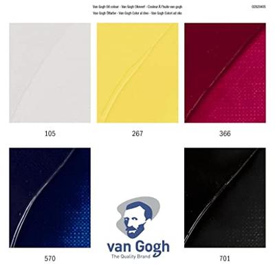 Bruynzeel Van gogh olieverf primaire mengset, 5x20ml Bruynzeel Van gogh olieverf primaire mengset, 5x20ml