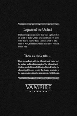 Vampire: The Masquerade 5th Edition RPG book The Book of Nod *Englische Version*