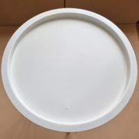 SVJ Bijzettafel Rond - 47 x 47 x 51 cm - Metaal - Wit - thumbnail