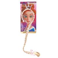 Toi-Toys Toi toys diadeem met lange vlecht - thumbnail