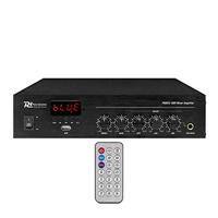 Power Dynamics PDM25 100V versterker 25W met Bluetooth, mp3 speler en radio - thumbnail