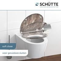 Schutte Duroplast WC-bril OLD WOOD met soft-close en quick-release
 82368 - thumbnail