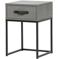 WOOOD Nachtkastje 'Morris' met 1 lade, kleur Leem - thumbnail