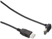 Delock 83547 Verlengkabel EASY-USB 2.0 Type-A male haaks up/down > USB 2.0 Type-A female zwart 1 m - thumbnail