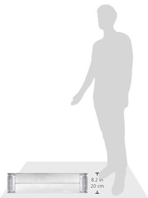 Schneider Electric NSYSPFX8200H NSYSPFX8200H (b x h) 800 mm x 200 mm RVS 1 stuk(s)