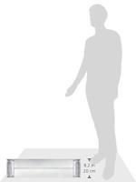 Schneider Electric NSYSPFX8200H NSYSPFX8200H (b x h) 800 mm x 200 mm RVS 1 stuk(s) - thumbnail